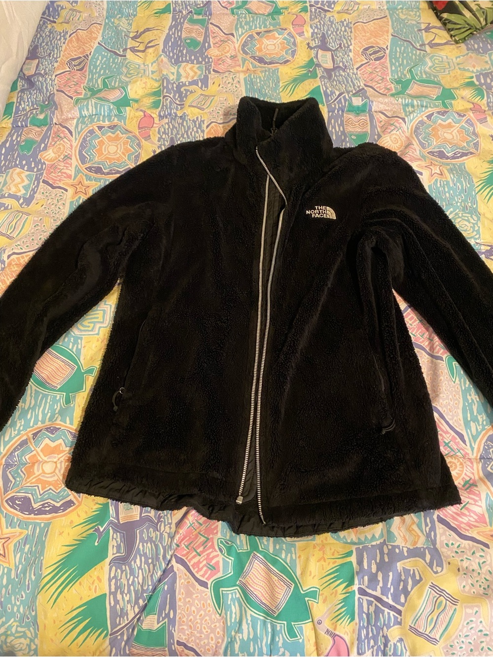 The North Face Black Teddy Fleece Jacket - Women's